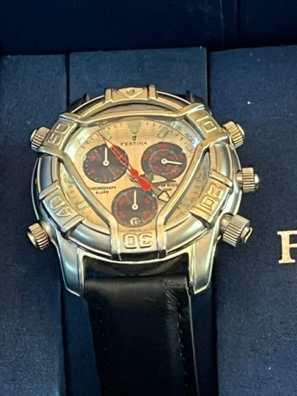 FESTINA | Road Warrior Chronograph Bezel Guard-EUC-NEW Battery